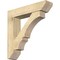 Ekena Millwork Balboa Slat Rough Sawn Bracket w/ Offset Brace, Douglas Fir, 8"W x 36"D x 36"H BKT0806X36X36BOA06RDF - alternate 1